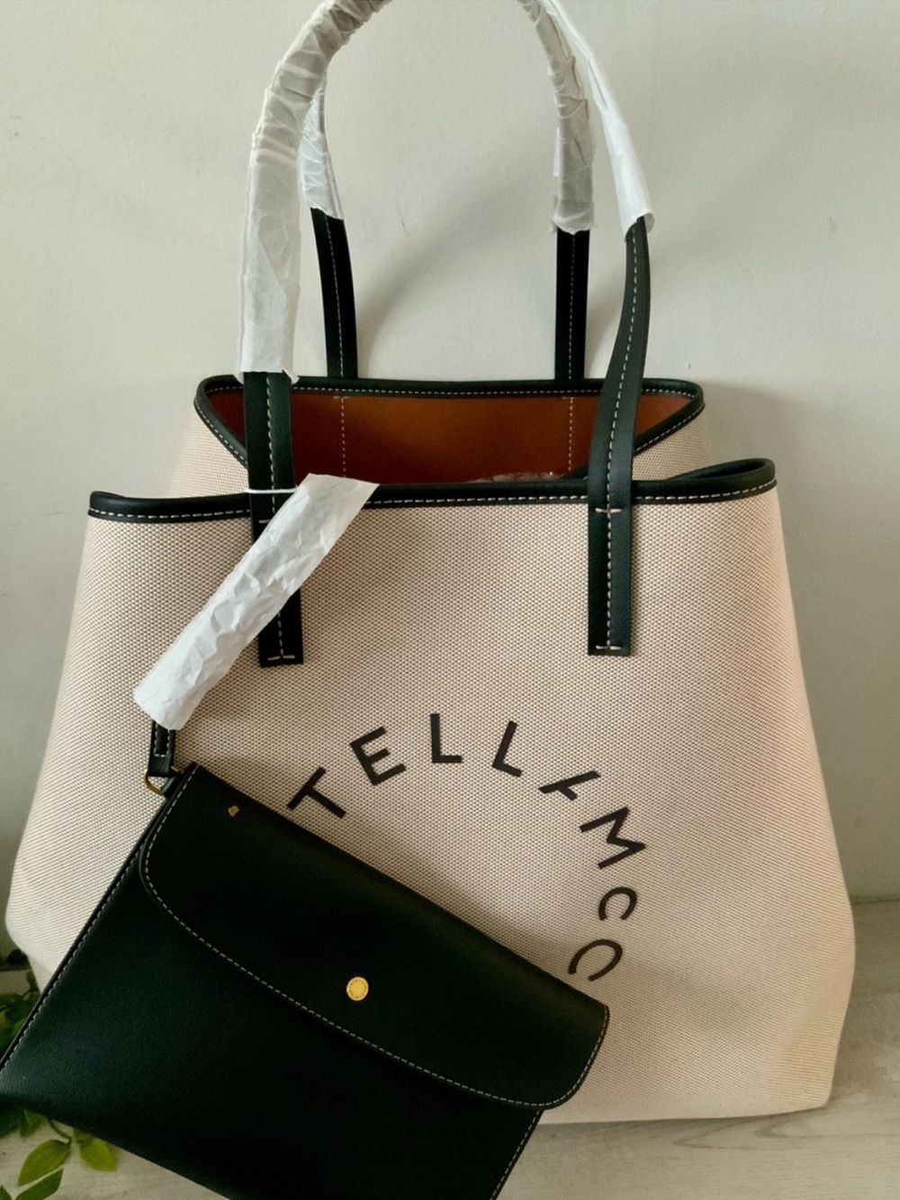 STELLA MCCARTNEY
LARGE TOTE BAG W/POUCH